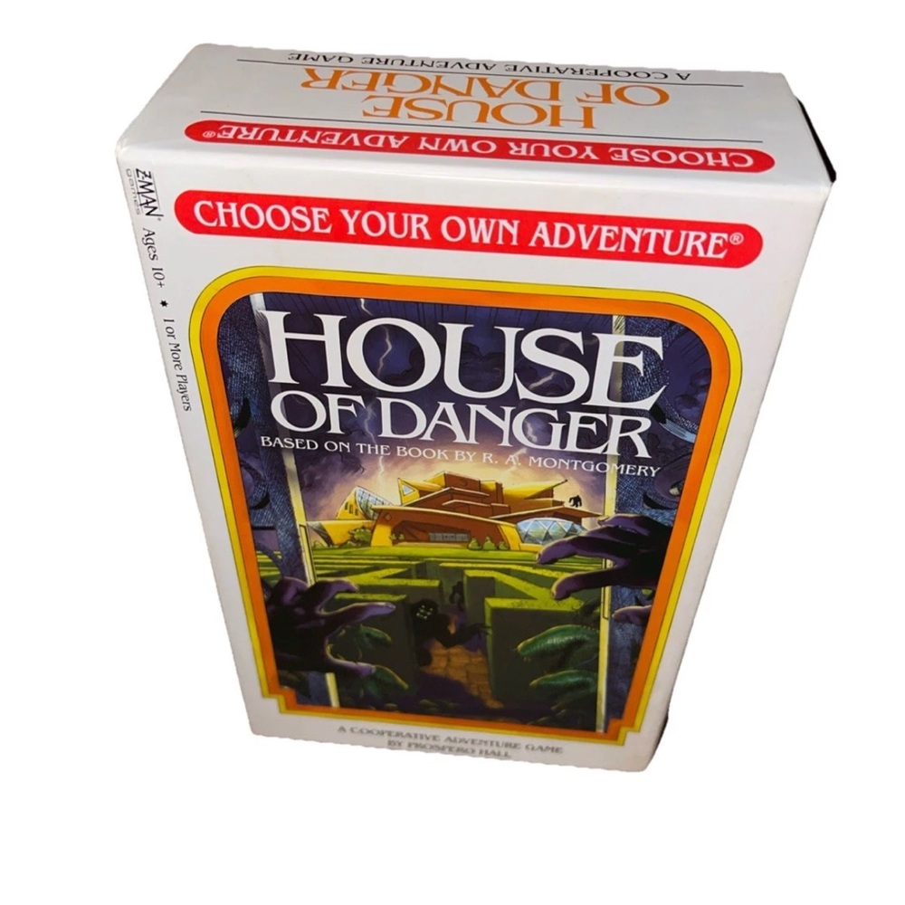 House of Danger Board Game  Z-Man Games Choose Your Own Adventure